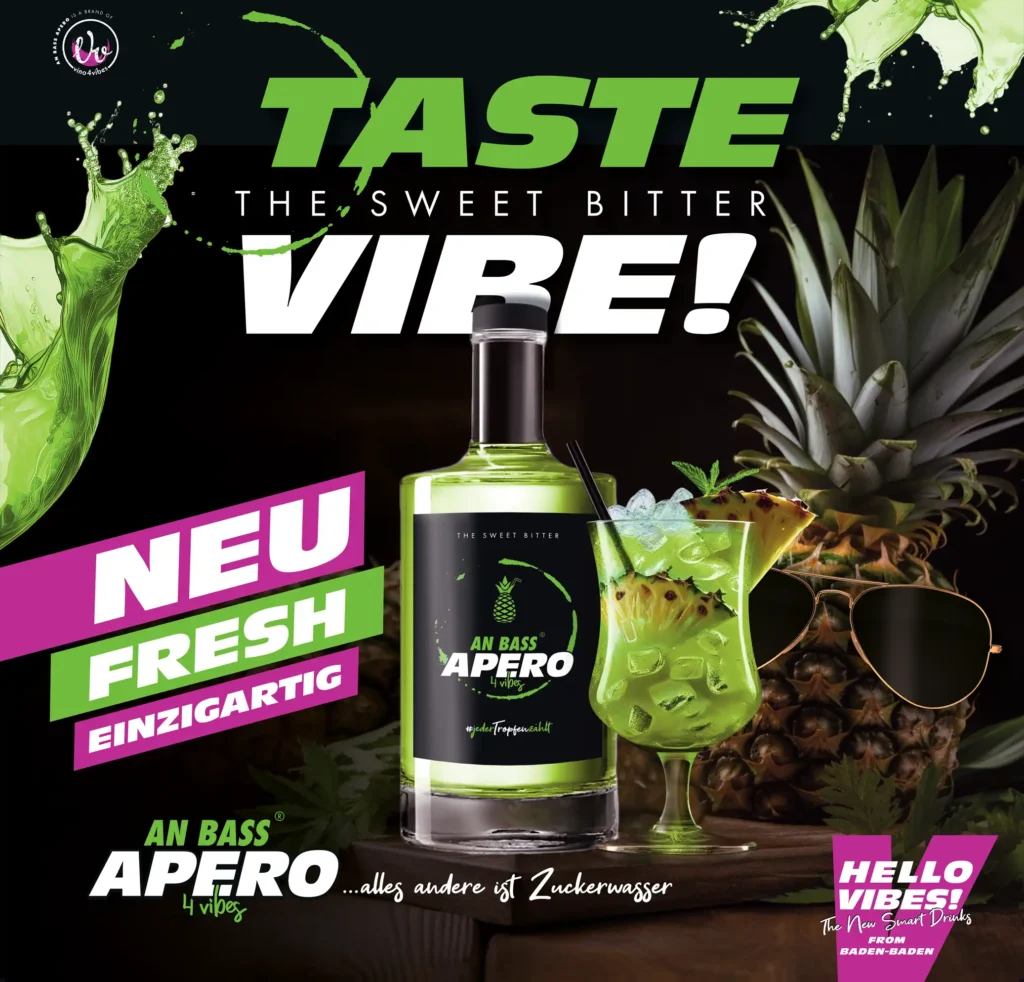 Vino4Vibes AnBass Apero Ankuendigungsanzeige
