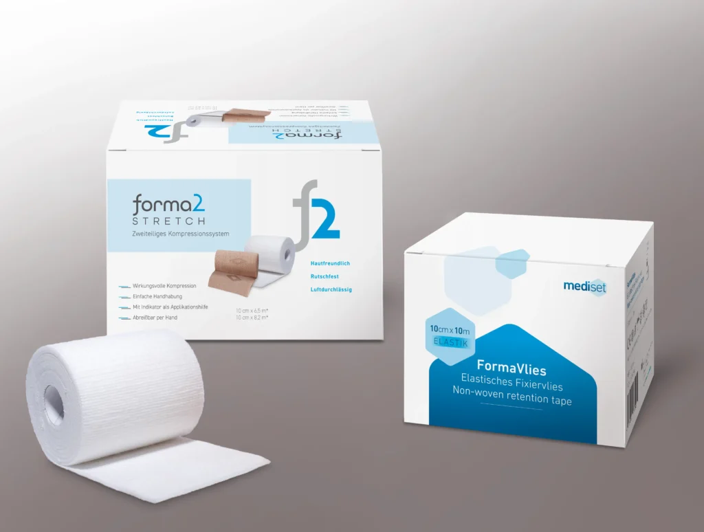 mediset FormaVlies und Forma2 Verpackungen