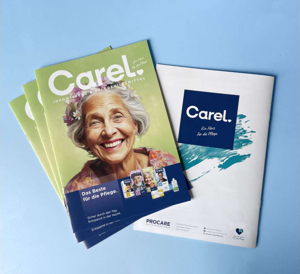 Titel und Rückseite Carel-Broschüre